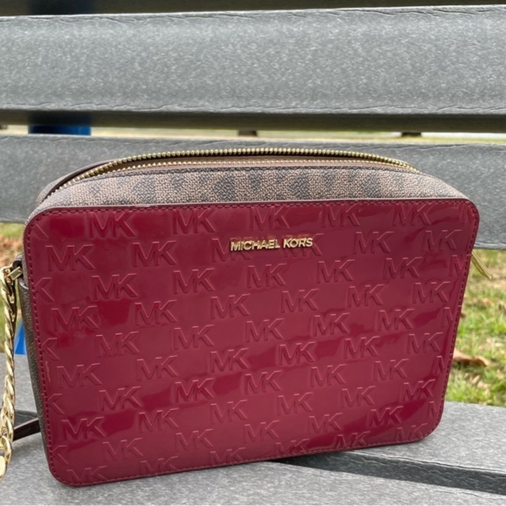 Michale Kors Bag,Michael Kors Burgundy Crossbody Bag